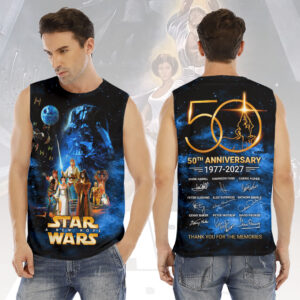 Star Wars 50th Anniversary 3D O-neck Tank Top – HOATT17759