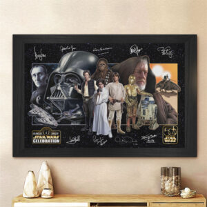 Star Wars 50th Anniversary Rectangle Canvas With Inner Frame - TMTHU6048