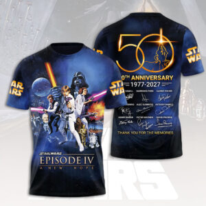 Star Wars 50th Anniversary 3D Apparel - HOATT17784