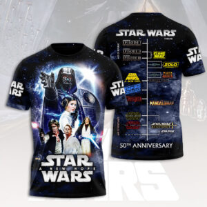 Star Wars 50th Anniversary 3D Apparel - HOATT17847