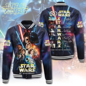 Star Wars 50th Anniversary Varsity Jacket - TMTHU6386