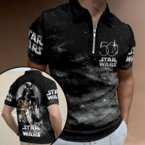Star Wars 50th Anniversary Zip Polo Shirt - HOATT17675