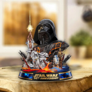 Star Wars 50th Anniversary Custom Shape Acrylic Plaque - TMTHU6200