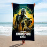 Star Wars: The Mandalorian and Grogu Rectangle Beach Towel – HOATT18226