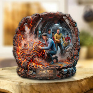 Star Trek 60th Anniversary 2026 Custom Shape Acrylic Plaque - TMTHU5928