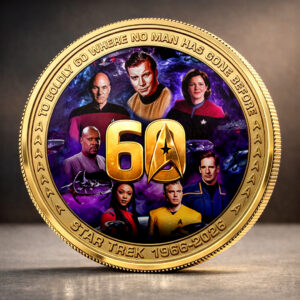 Star Trek 60th Anniversary Commemorative Coin - HOATT17776