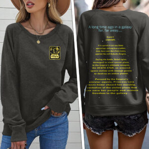 Star Wars Round Neck Raglan Sleeve Sweatshirt – TANTN22637