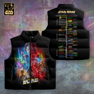Star Wars 50th Anniversary 3D Sleeveless Down Jacket - GNE6305.9