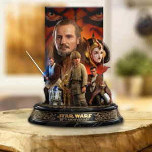 Star Wars 50th Anniversary Custom Shape Acrylic Plaque - GNE6346