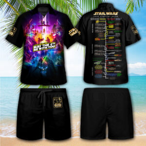 Star Wars 50th Anniversary 3D Hawaiian Apparel - GNE6306.3