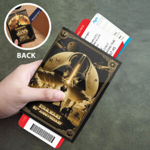 Star Wars 50th Anniversary Leather Passport Cover - TANTN22922