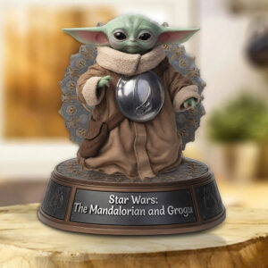 Star Wars: The Mandalorian and Grogu Custom Shape Acrylic Plaque - TMTHU6138