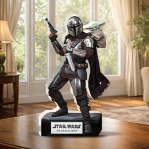 Star Wars: The Mandalorian and Grogu Custom Shape Acrylic Plaque - HOATT17902