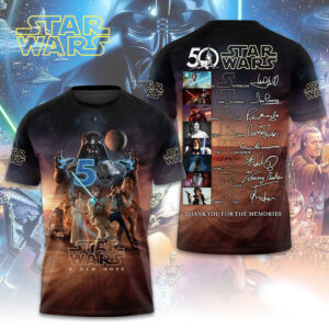 Star Wars 50th Anniversary 3D Apparel - TMTHU5614