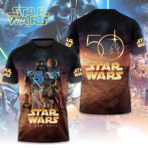 Star Wars 50th Anniversary 2027 3D Apparel - TMTHU5615