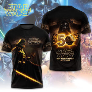 Star Wars 50th Anniversary 2027 3D Apparel - TMTHU5618