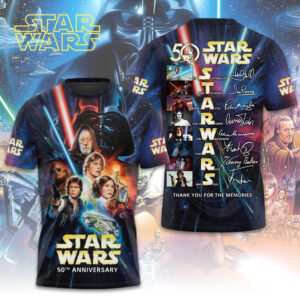 Star Wars 50th Anniversary 3D Apparel - TMTHU6110