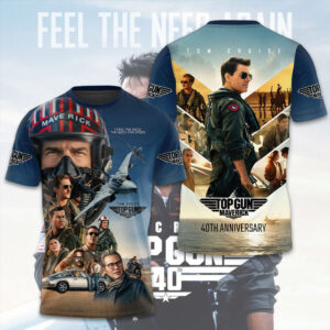 Top Gun 40th Anniversary 2026 3D Apparel - TMTHU6195