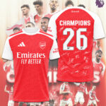 Arsenal FC Premier League Champions 25/26 3D Apparel – TMTHU6330
