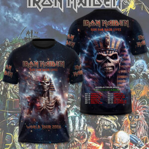 Iron Maiden 2026 World Tour 3D Apparel - TMTHU6484
