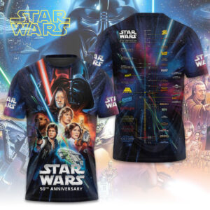 Star Wars 50th Anniversary 3D Apparel - TMTHU6517