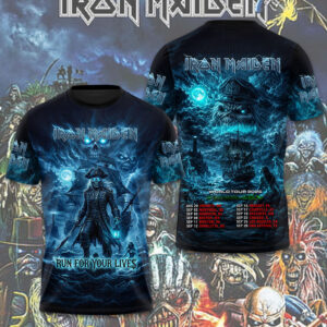 Iron Maiden 2026 World Tour 3D Apparel - TMTHU6538
