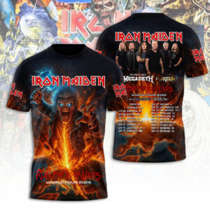 Iron Maiden Tour 2026 3D Apparel - TANTN22706