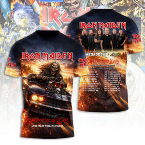 Iron Maiden Tour 2026 3D Apparel - TANTN22708