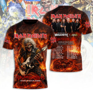 Iron Maiden Tour 2026 3D Apparel - TANTN22710