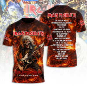 Iron Maiden Tour 2026 3D Apparel - TANTN22711