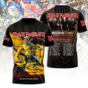 Iron Maiden Tour 2026 3D Apparel - TANTN22746