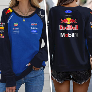 Red Bull Racing Round Neck Raglan Sleeve Sweatshirt – TANTN22752