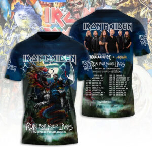Iron Maiden 2026 World Tour 3D Apparel - TANTN22792