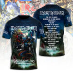 Iron Maiden 2026 World Tour 3D Apparel – TANTN22793