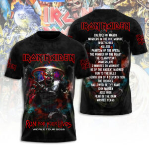 Iron Maiden Tour 2026 3D Apparel - TANTN22795