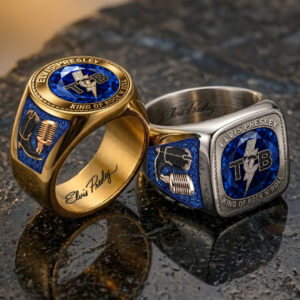 Elvis Presley 3D Engraved Ring - TANTN22813