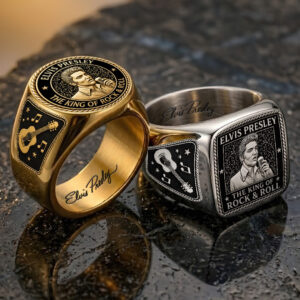 Elvis Presley 3D Engraved Ring - TANTN22814