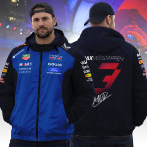 Red Bull Racing x Max Verstappen 3D Windbreaker Jacket - TANTN22824