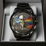 Pink Floyd 60th Anniversary Black Stainless Steel Watch – TANTN22860
