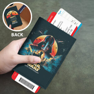 Star Wars 50th Anniversary Leather Passport Cover - TANTN22877