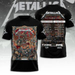 Metallica Tour 2026 3D Apparel – TANTN22878