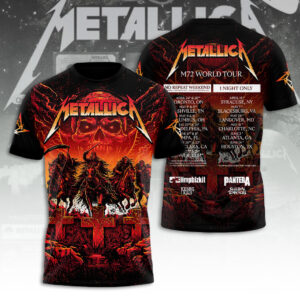 Metallica Tour 2026 3D Apparel - TANTN22880