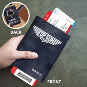 Top Gun 40th Anniversary 2026 Leather Passport Cover - TANTN22907