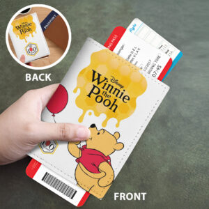 Winnie-the-Pooh 100th Anniversary Leather Passport Cover - TANTN22970