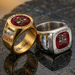 Elvis Presley 3D Engraved Ring - TANTN22981