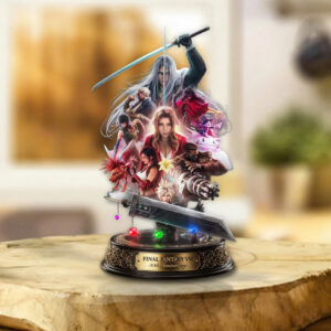 Final Fantasy VII 30th Anniversary Custom Shape Acrylic Plaque - TANTN22982