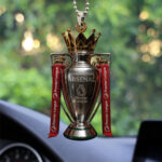 Arsenal FC Premier League Champions 25/26 Custom shape 2-sided Acrylic Car Ornament – TANTN23004