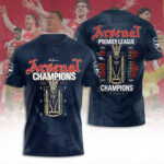 Arsenal FC Premier League Champions 25/26 3D Apparel – TANTN23007