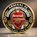 Arsenal FC Premier League Champions 25/26 Commemorative Coin – TANTN23040