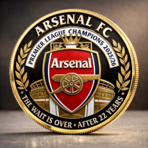 Arsenal FC Premier League Champions 25/26 Commemorative Coin - TANTN23040